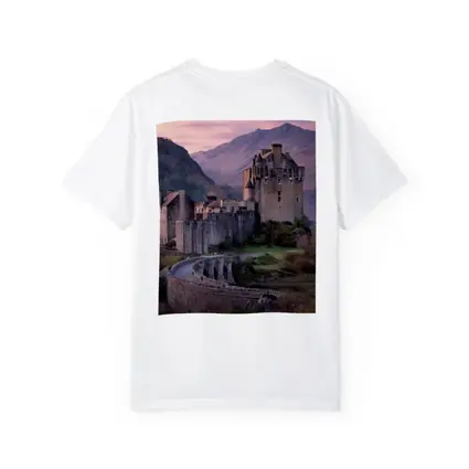Eilean Donan Castle Scotland Pink Sky