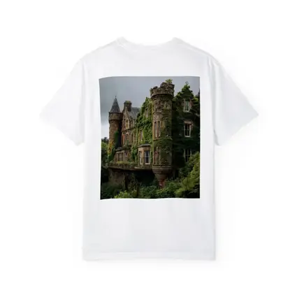 Overgrown Stone Castle Surrounded By Forest