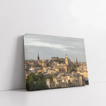 Edinburgh Castle Skyline Scotland Cityscape View