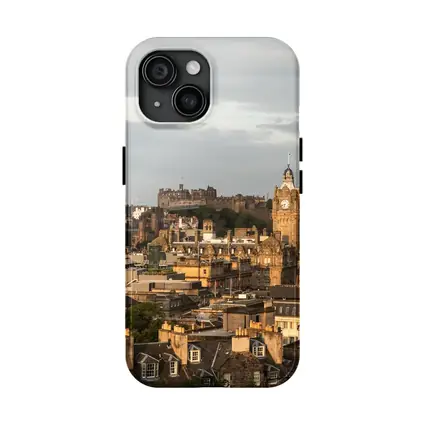Edinburgh Castle Skyline Scotland Cityscape View