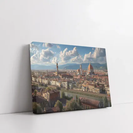 Florence Italy Skyline Cathedral Dome View