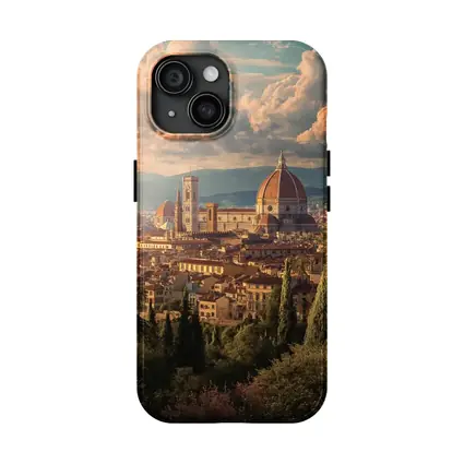 Florence Cathedral Dome Tuscany Skyline View
