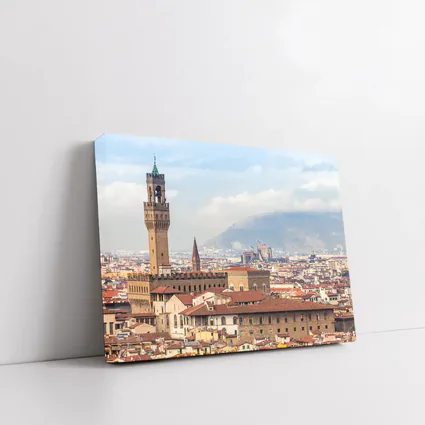 Palazzo Vecchio Tower Florence Italy Skyline