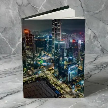 Shenzhen City Skyline Aerial Night View