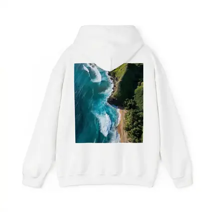 Aerial Tropical Beach Coastline Turquoise Ocean Waves
