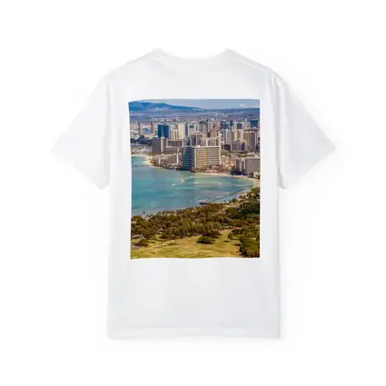 Waikiki Beach Honolulu Aerial City View