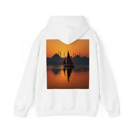 Istanbul Sailboat Sunset Bosphorus Mosque Silhouette