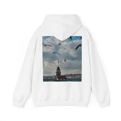 Maiden Tower Istanbul Bosphorus Seagulls Sky