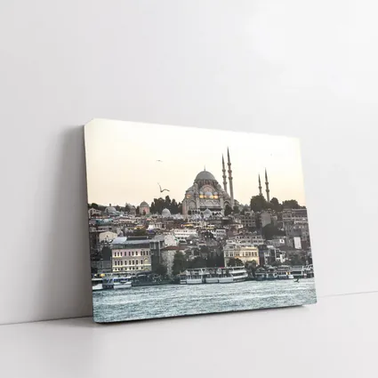 Suleymaniye Mosque Istanbul Bosphorus Waterfront View