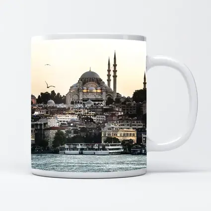 Suleymaniye Mosque Istanbul Bosphorus Waterfront View