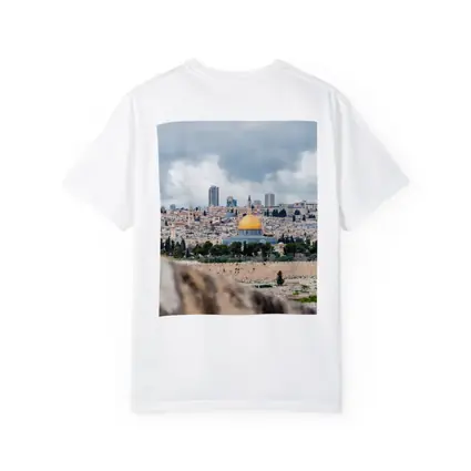 Dome of the Rock Jerusalem City Skyline