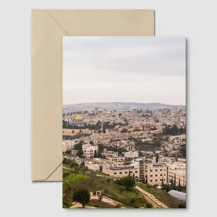 Jerusalem Old City Skyline Dome Rock
