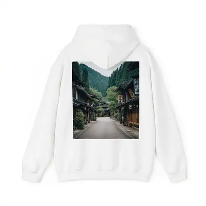 Old Japanese Village Street Mountain Forest