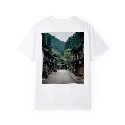 Old Japanese Village Street Mountain Forest