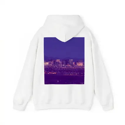Las Vegas Strip Skyline Purple Night View