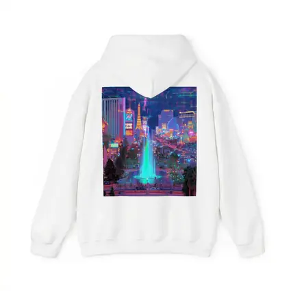 Las Vegas Strip Neon Cyberpunk Night Fantasy