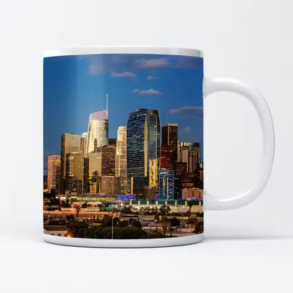 Los Angeles Downtown Skyline at Dusk