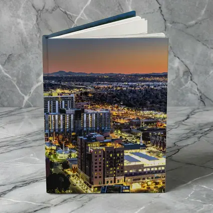 Phoenix Arizona City Skyline At Sunset
