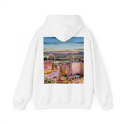 Las Vegas Strip Aerial Skyline At Dusk