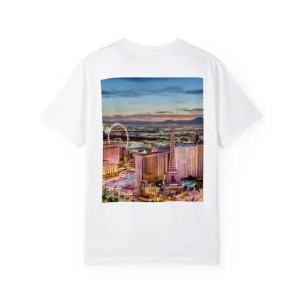 Las Vegas Strip Aerial Skyline At Dusk