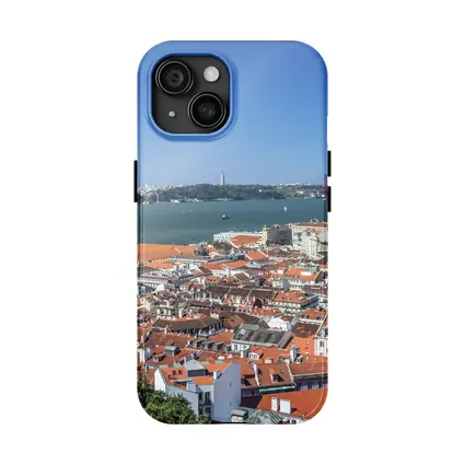 Lisbon City Skyline Tagus River Portugal