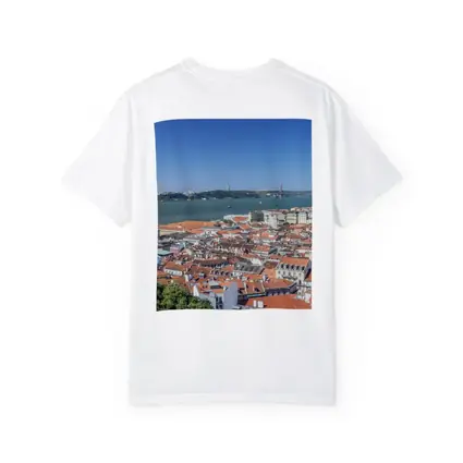 Lisbon City Skyline Tagus River Portugal
