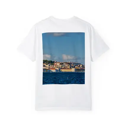 Lisbon Skyline View From Tagus River