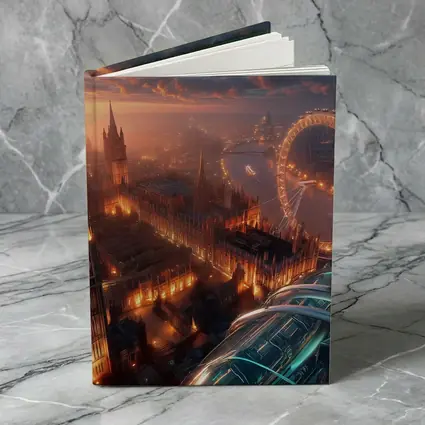 London Big Ben Aerial Sunset Cityscape View