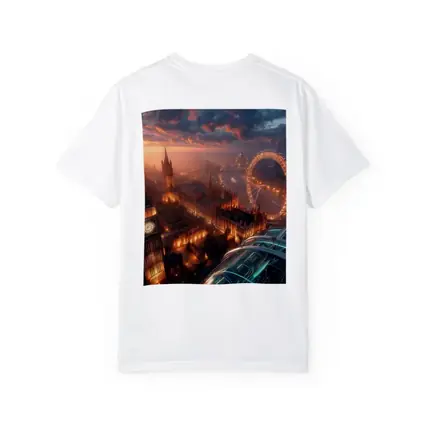 London Big Ben Aerial Sunset Cityscape View