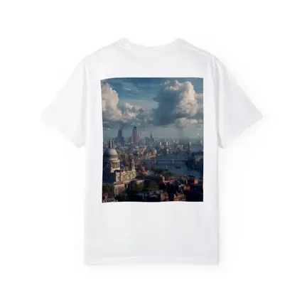 London Skyline St Pauls Cathedral River Thames