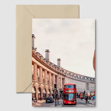 Regent Street London Red Double Decker Bus