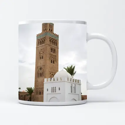 Koutoubia Mosque Minaret Marrakech Morocco Sky