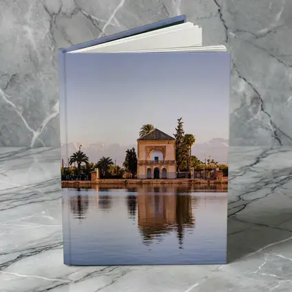 Menara Pavilion Reflection Marrakech Atlas Mountains