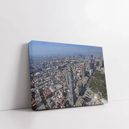Mexico City Aerial Skyline Urban View