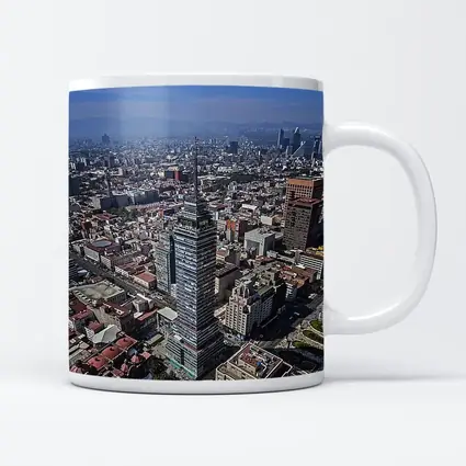 Mexico City Aerial Skyline Urban View