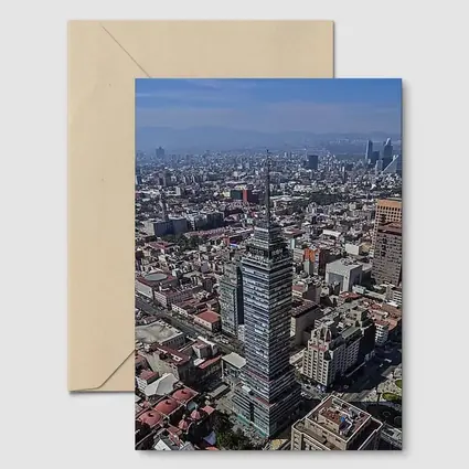 Mexico City Aerial Skyline Urban View
