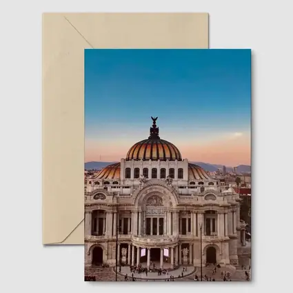 Palacio de Bellas Artes Mexico City Sunset