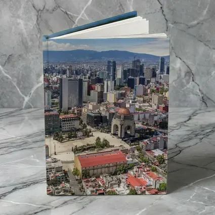 Mexico City Skyline Aerial View Mountains