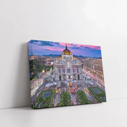 Palacio de Bellas Artes Mexico City Dusk