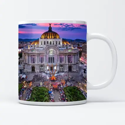 Palacio de Bellas Artes Mexico City Dusk