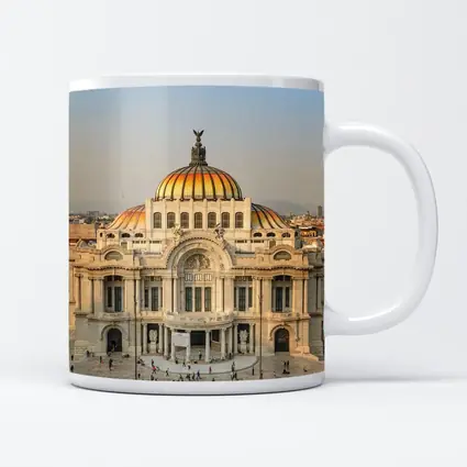 Palacio de Bellas Artes Mexico City Aerial