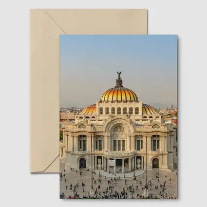 Palacio de Bellas Artes Mexico City Aerial