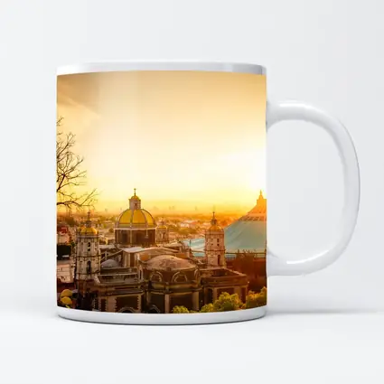 Basilica of Guadalupe Mexico City Sunset