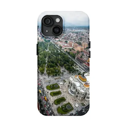 Mexico City Aerial View Palacio Bellas Artes