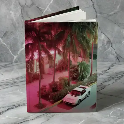Ferrari Testarossa White Miami Neon Night
