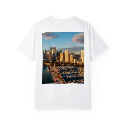 Miami Downtown Skyline Marina Aerial View
