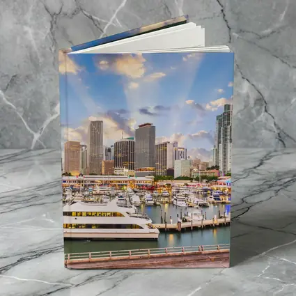 Miami Downtown Skyline Marina Waterfront View