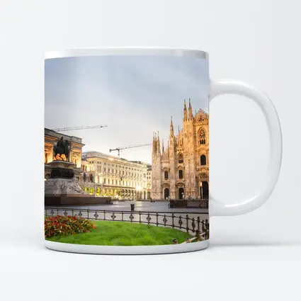 Milan Cathedral Piazza Duomo Dawn Square
