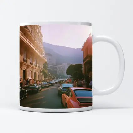 Porsche 911 Street Scene Monaco Sunset