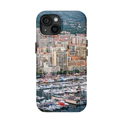 Monaco Harbor Skyline Hillside City View